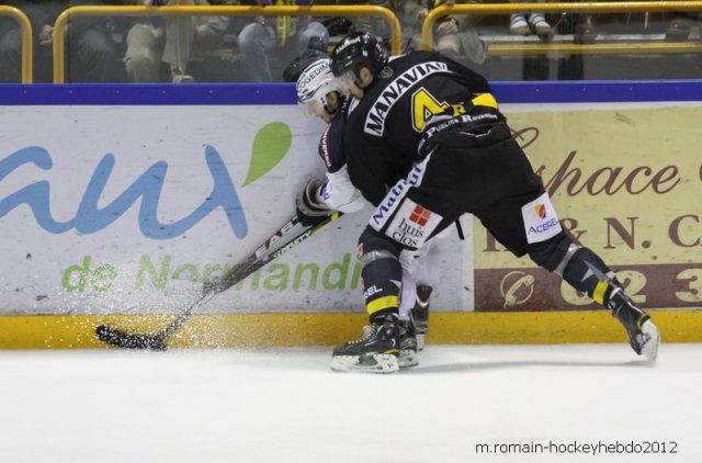 Photo hockey match Rouen - Grenoble  le 28/03/2012