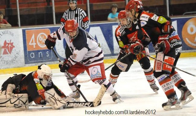 Photo hockey reportage U18 elite :  Amiens Champion ! 