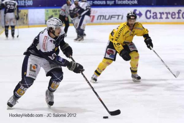 Photo hockey match Grenoble  - Rouen le 30/03/2012
