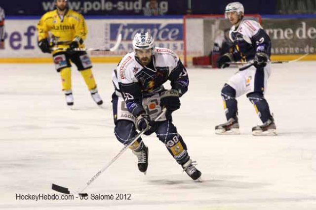 Photo hockey match Grenoble  - Rouen le 30/03/2012