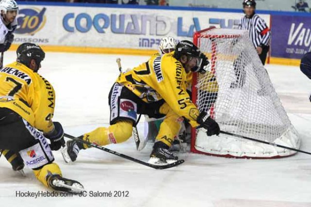 Photo hockey match Grenoble  - Rouen le 30/03/2012