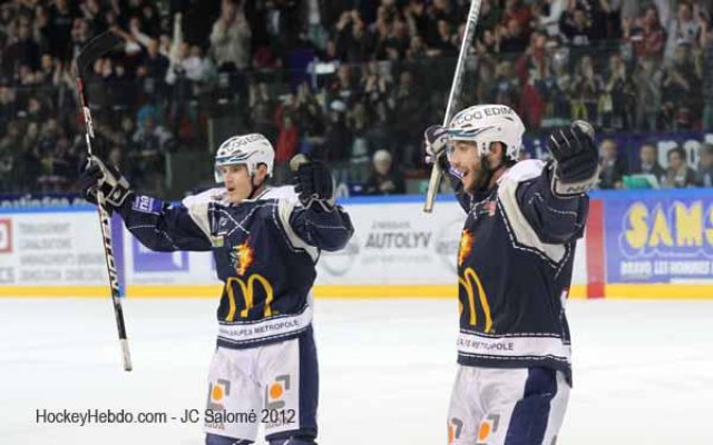 Photo hockey match Grenoble  - Rouen le 30/03/2012
