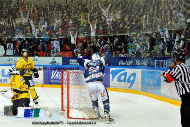 Photo hockey match Grenoble  - Rouen le 30/03/2012