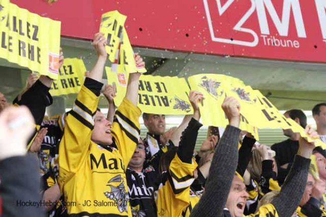 Photo hockey match Grenoble  - Rouen le 31/03/2012