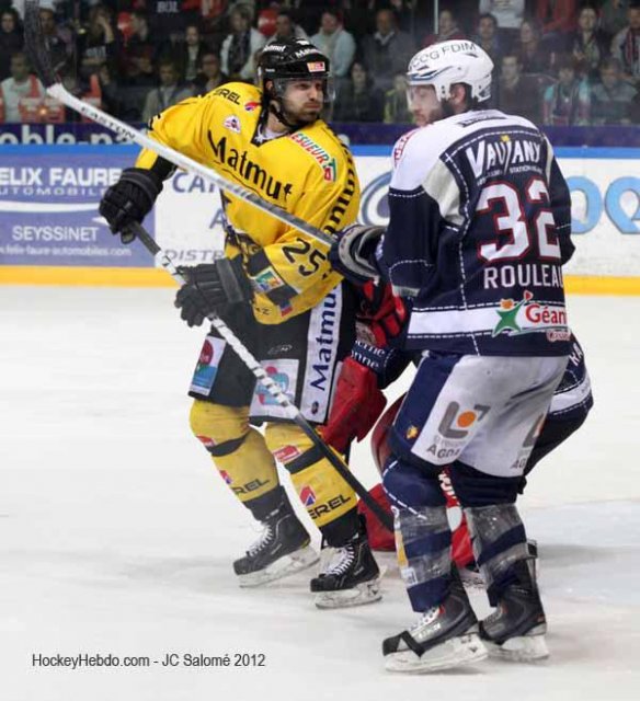 Photo hockey match Grenoble  - Rouen le 31/03/2012