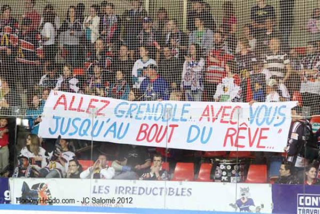 Photo hockey match Grenoble  - Rouen le 31/03/2012