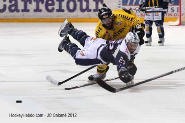 Photo hockey match Grenoble  - Rouen le 31/03/2012