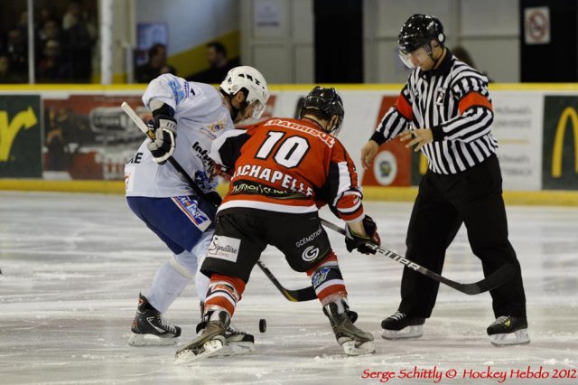 Photo hockey match Mulhouse - Montpellier  le 31/03/2012