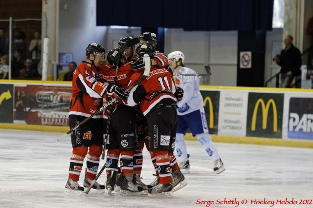 Photo hockey match Mulhouse - Montpellier  le 31/03/2012
