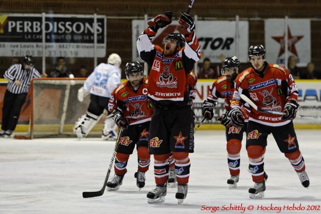 Photo hockey match Mulhouse - Montpellier  le 31/03/2012