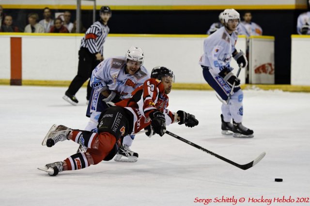 Photo hockey match Mulhouse - Montpellier  le 31/03/2012