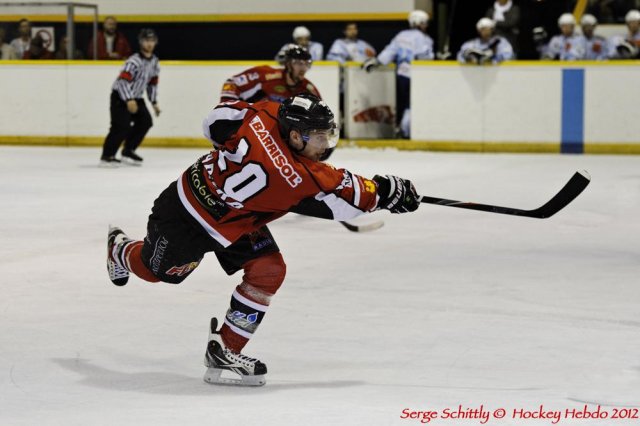 Photo hockey match Mulhouse - Montpellier  le 31/03/2012