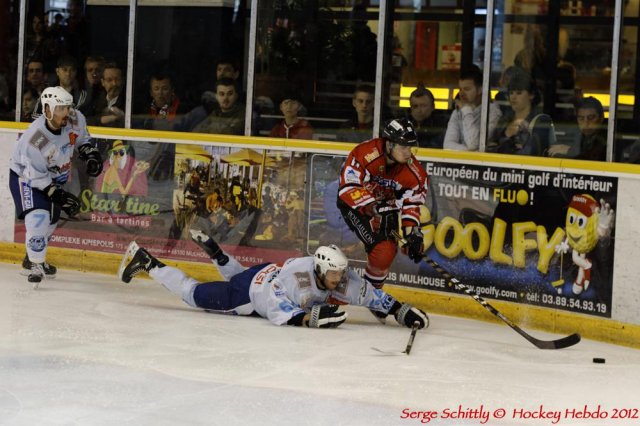 Photo hockey match Mulhouse - Montpellier  le 31/03/2012