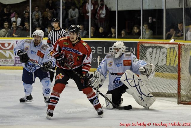 Photo hockey match Mulhouse - Montpellier  le 31/03/2012