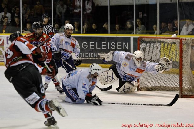 Photo hockey match Mulhouse - Montpellier  le 31/03/2012