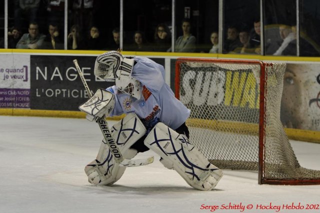 Photo hockey match Mulhouse - Montpellier  le 31/03/2012