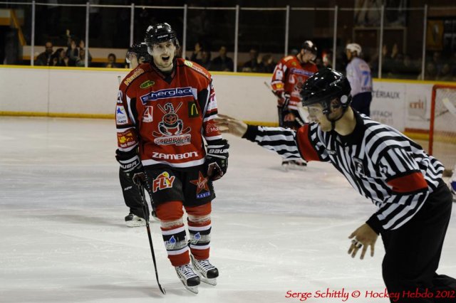 Photo hockey match Mulhouse - Montpellier  le 31/03/2012