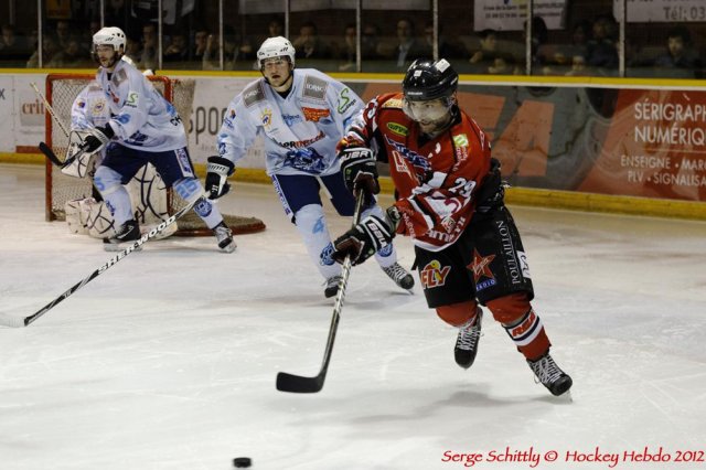 Photo hockey match Mulhouse - Montpellier  le 31/03/2012