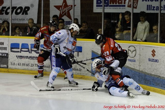 Photo hockey match Mulhouse - Montpellier  le 31/03/2012