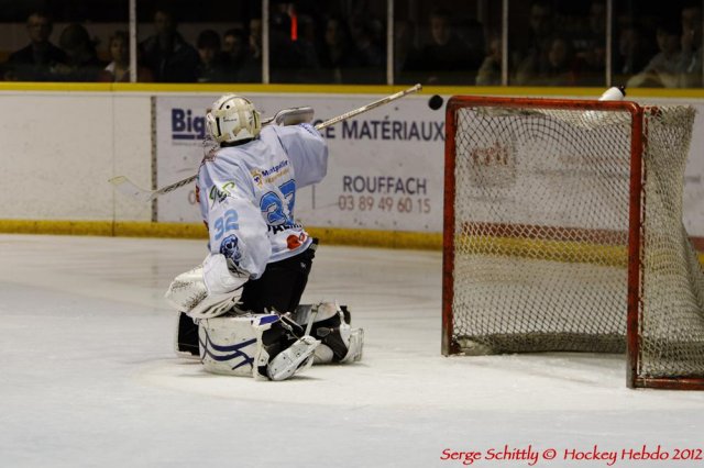 Photo hockey match Mulhouse - Montpellier  le 31/03/2012