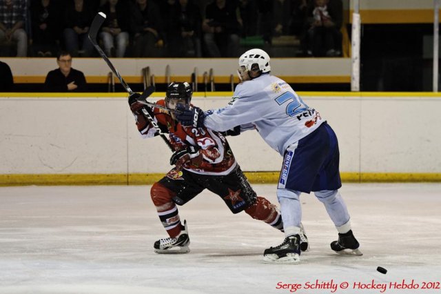 Photo hockey match Mulhouse - Montpellier  le 31/03/2012