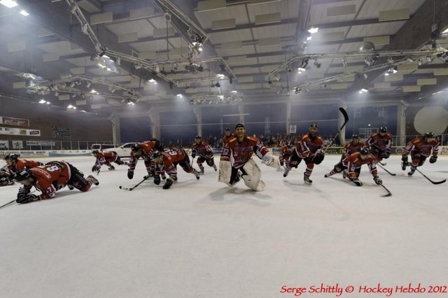 Photo hockey match Mulhouse - Montpellier  le 31/03/2012