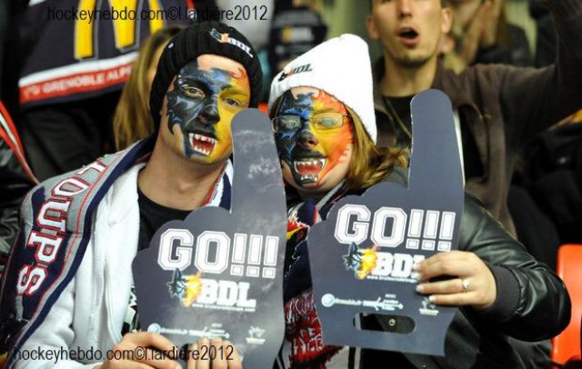 Photo hockey match Grenoble  - Rouen le 31/03/2012