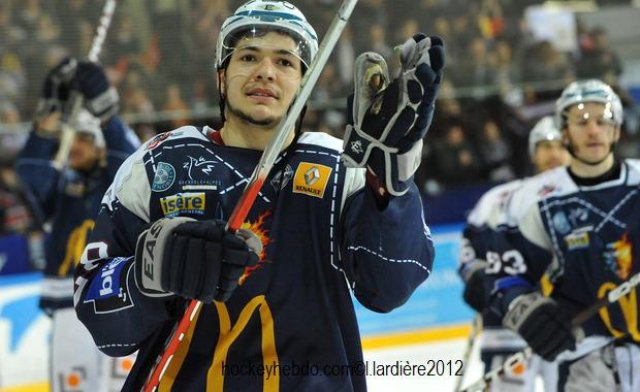 Photo hockey match Grenoble  - Rouen le 31/03/2012