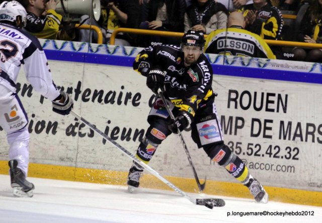 Photo hockey match Rouen - Grenoble  le 03/04/2012