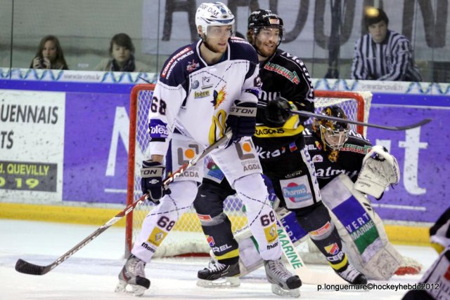 Photo hockey match Rouen - Grenoble  le 03/04/2012