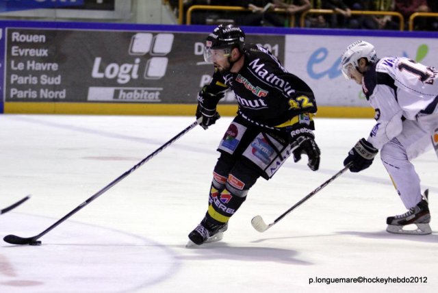 Photo hockey match Rouen - Grenoble  le 03/04/2012