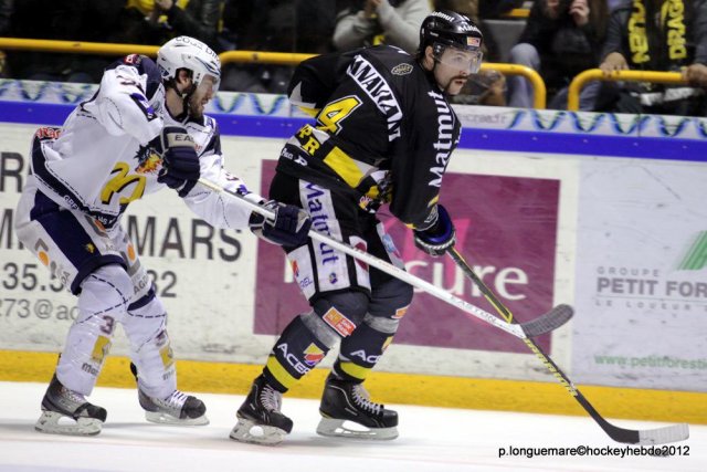 Photo hockey match Rouen - Grenoble  le 03/04/2012