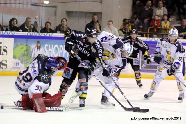 Photo hockey match Rouen - Grenoble  le 03/04/2012