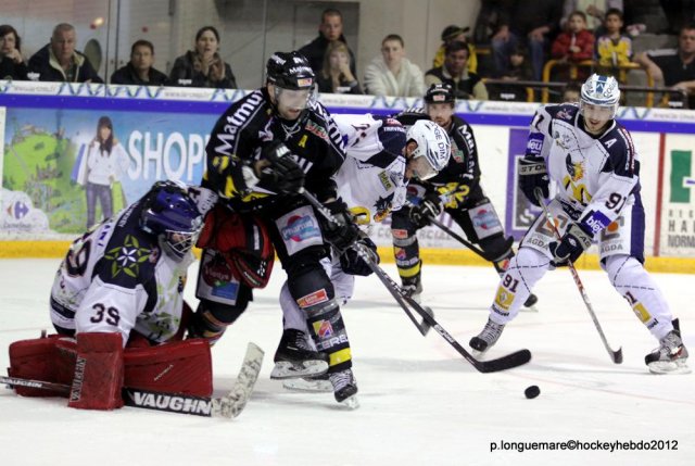 Photo hockey match Rouen - Grenoble  le 03/04/2012