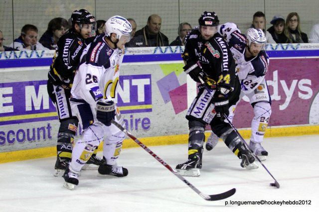 Photo hockey match Rouen - Grenoble  le 03/04/2012