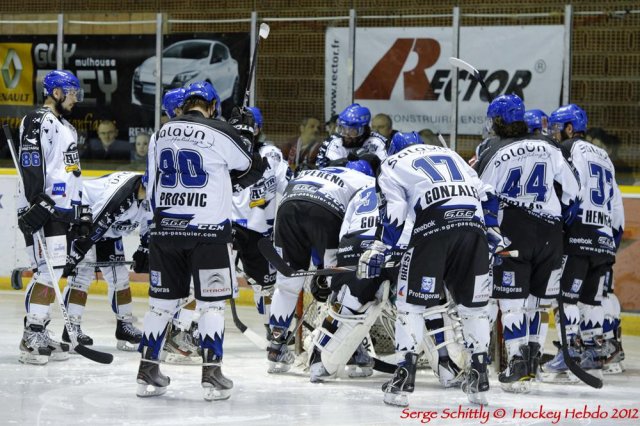Photo hockey match Mulhouse - Brest  le 07/04/2012