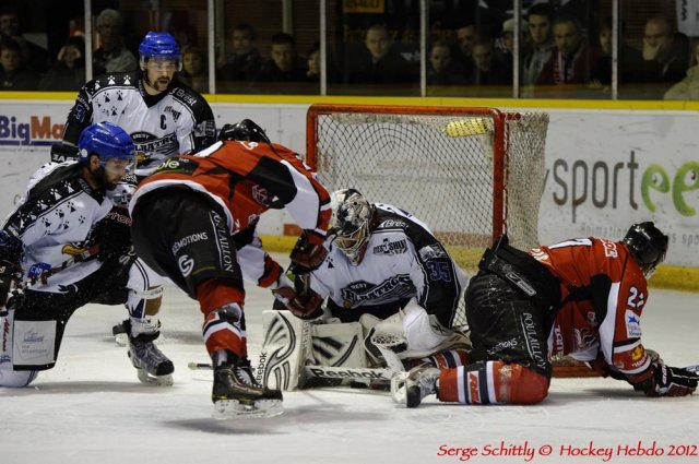 Photo hockey match Mulhouse - Brest  le 07/04/2012