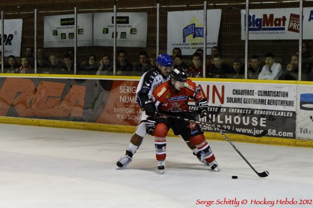 Photo hockey match Mulhouse - Brest  le 07/04/2012