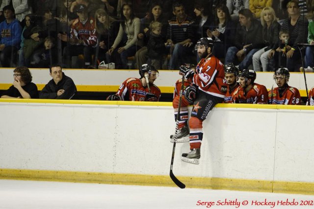 Photo hockey match Mulhouse - Brest  le 07/04/2012