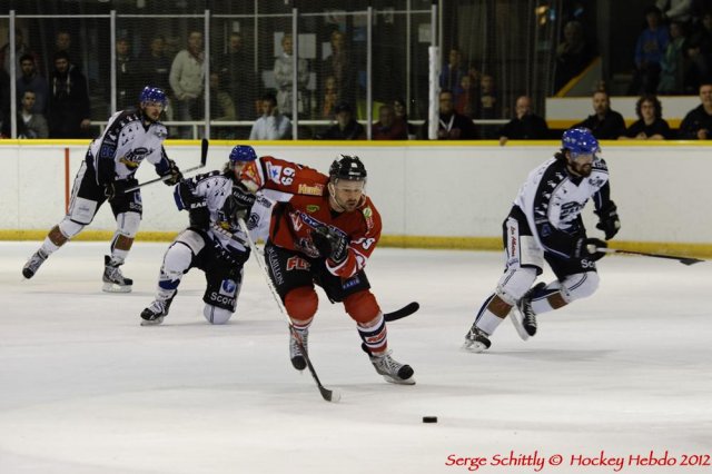 Photo hockey match Mulhouse - Brest  le 07/04/2012