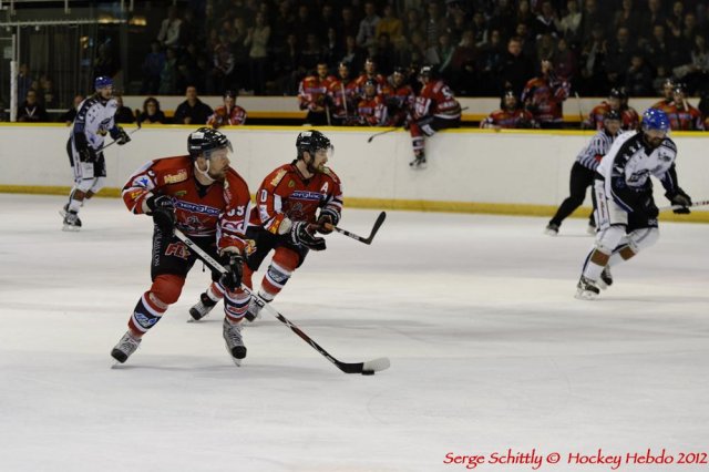 Photo hockey match Mulhouse - Brest  le 07/04/2012