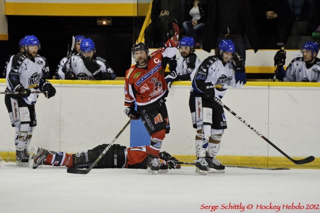 Photo hockey match Mulhouse - Brest  le 07/04/2012