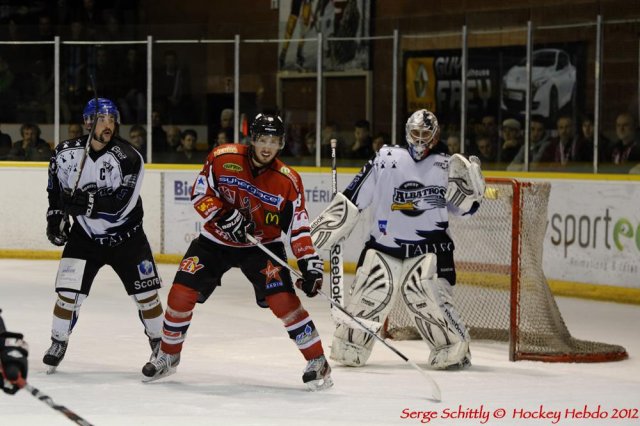 Photo hockey match Mulhouse - Brest  le 07/04/2012