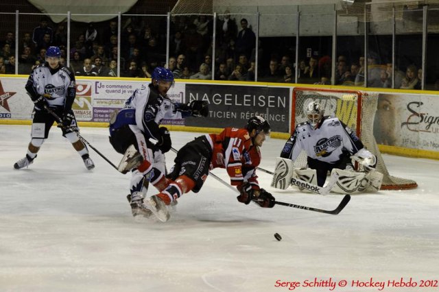 Photo hockey match Mulhouse - Brest  le 07/04/2012