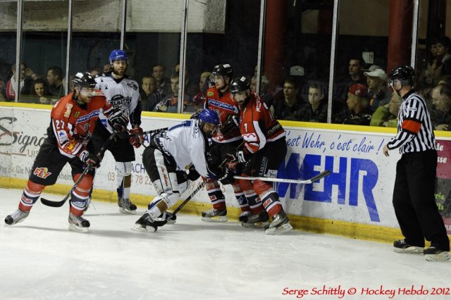 Photo hockey match Mulhouse - Brest  le 07/04/2012