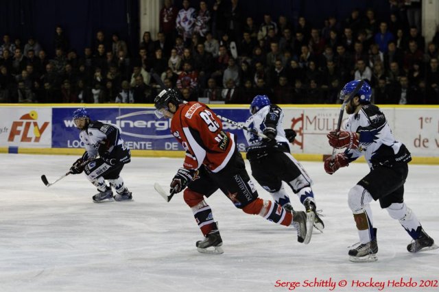 Photo hockey match Mulhouse - Brest  le 07/04/2012