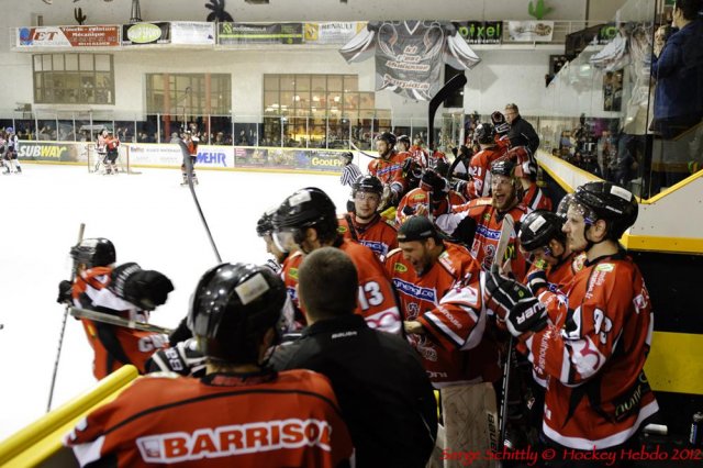 Photo hockey match Mulhouse - Brest  le 07/04/2012