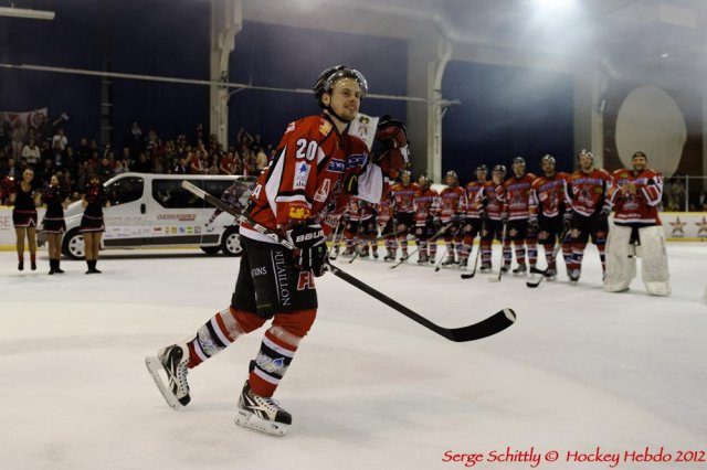 Photo hockey match Mulhouse - Brest  le 07/04/2012