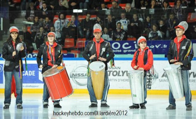 Photo hockey match Grenoble  - Rouen le 07/04/2012