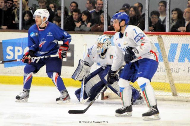 Photo hockey reportage France Italie Match1 en images